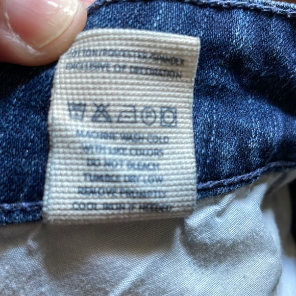 Women’s size waist 26 AIIZ Blue Denim Shorts - Picture 4 of 11